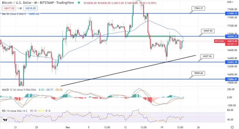 Bitcoin Steady Under Double Top $17,000 – Quick Daily Outlook