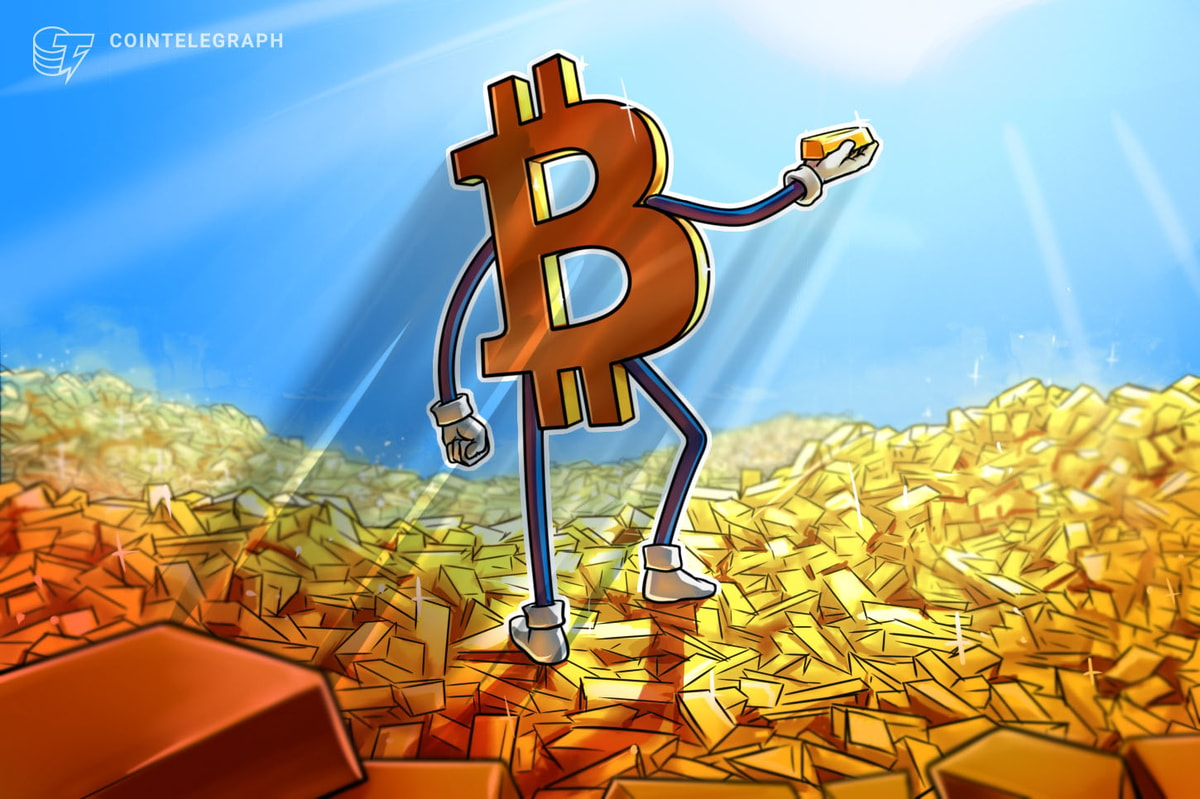 Bitcoin price would surge past $600K if ‘hardest asset’ matches gold
