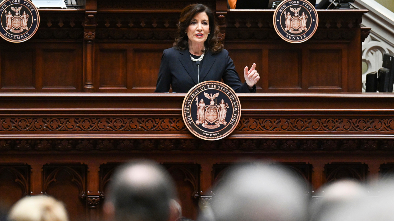 Hochul touts efforts to curb gun violence in State of the State speech
