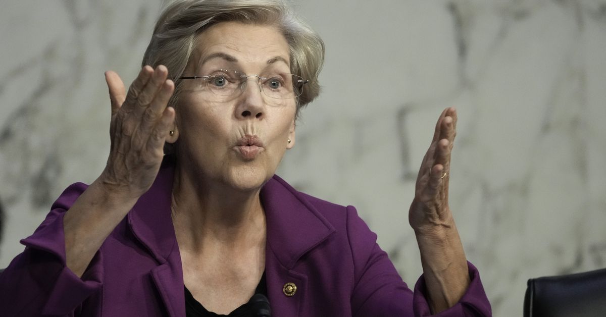 Elizabeth Warren Praises SEC Chief Gensler, Slams Crypto Lobby