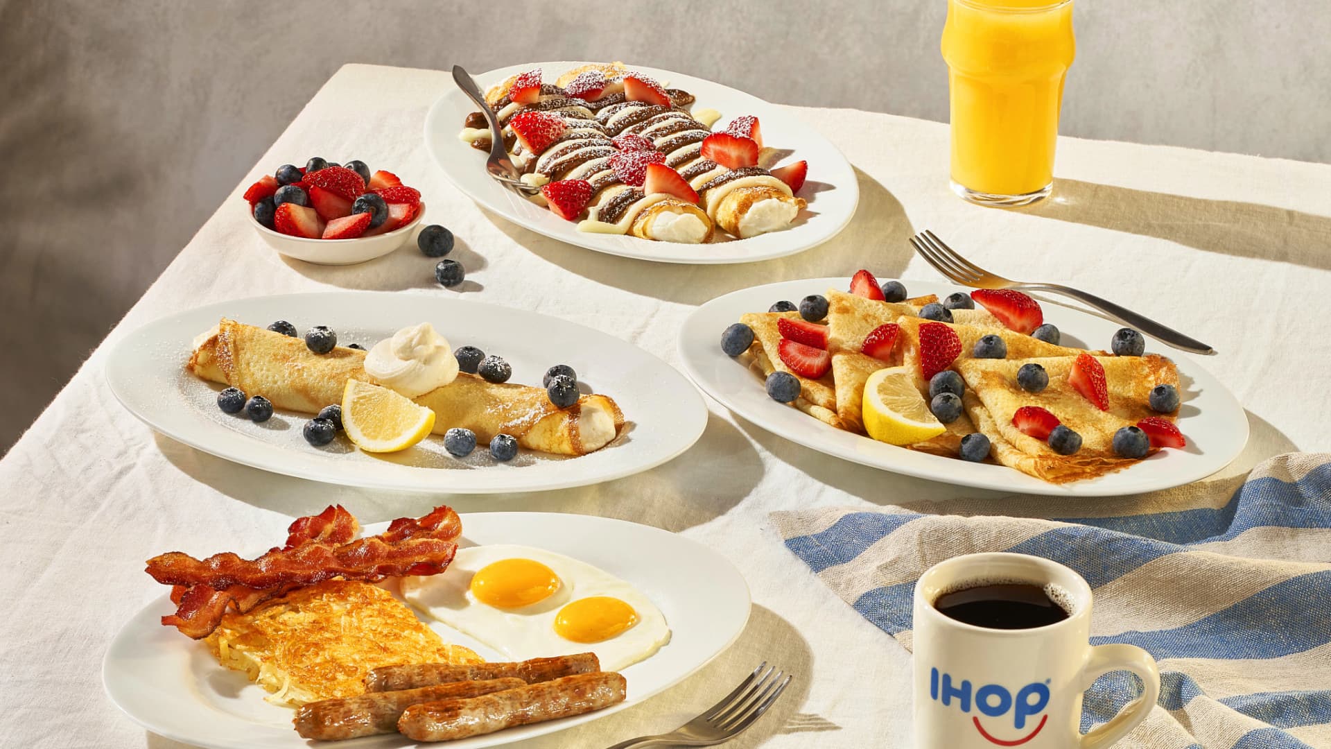 IHOP overhauls menu, adds Cinn-A-Stack pancakes and savory crepes