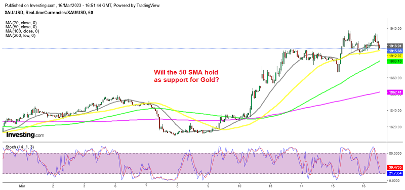 Buying the Retreat in Gold as Banking Crisis Continues