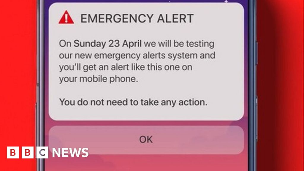 UK emergency-alert system: What is it and when is the test?