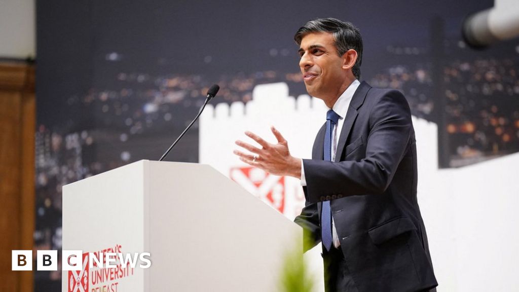 Good Friday Agreement: Get Stormont up and running, Sunak tells unionists