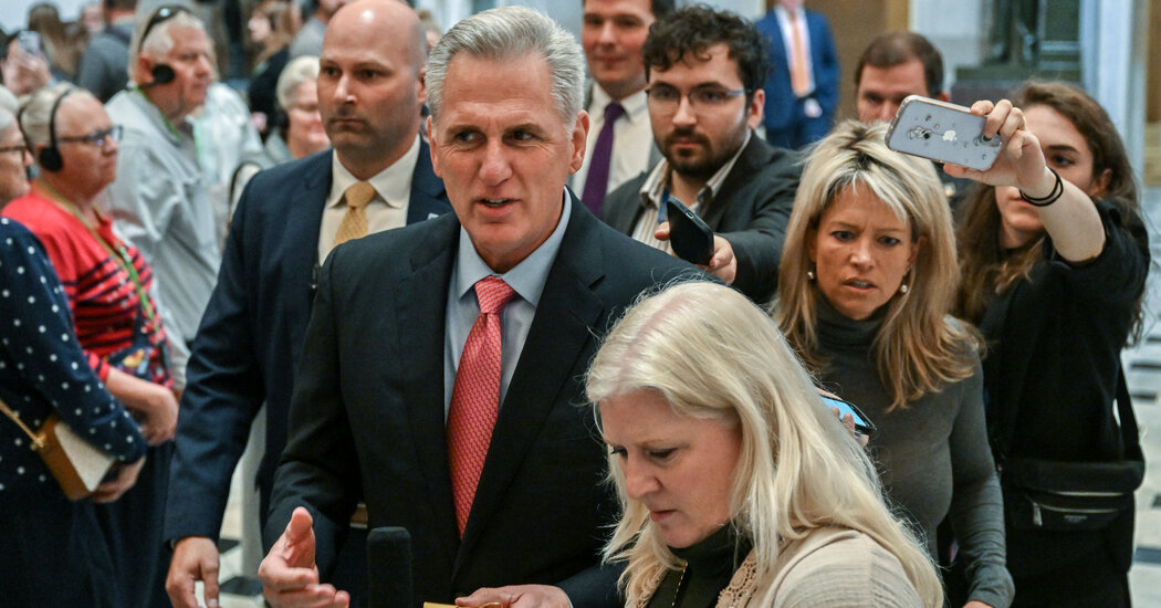 Republicans Tiptoe Around Deep Cuts in Debt Limit Fight With Biden