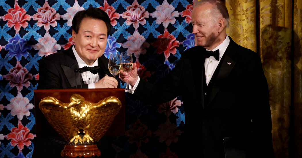 Crab Cakes, Gochujang and Irish Poetry: Biden’s State Dinner With South Korea