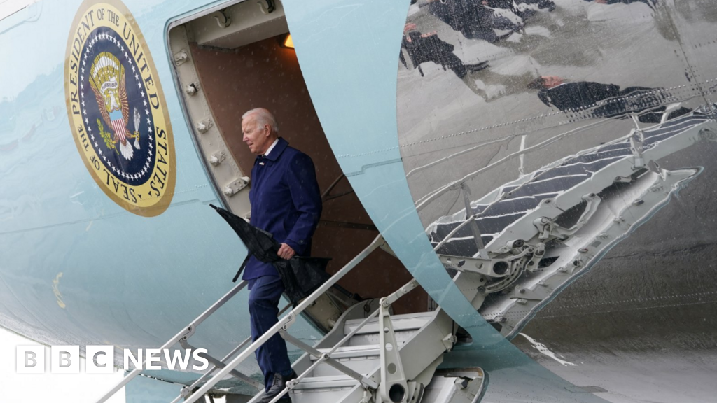 Joe Biden meets Leo Varadkar on tour of Ireland