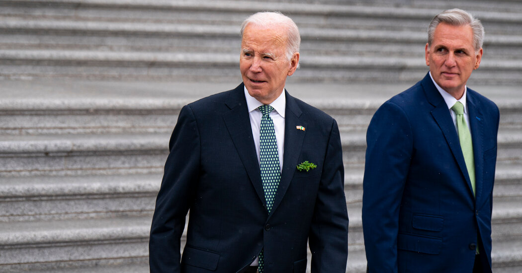 In Debt Limit Talks, Biden and Republicans Start Far Apart