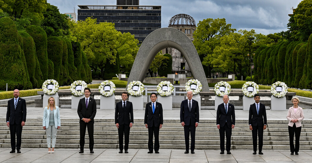 Biden Pays Silent Tribute to Victims of Hiroshima Bomb