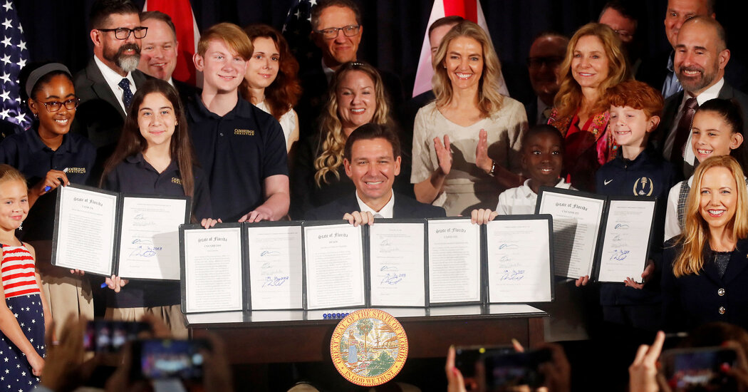 Bills DeSantis Signed Target Trans Rights, Abortion and Education in Florida