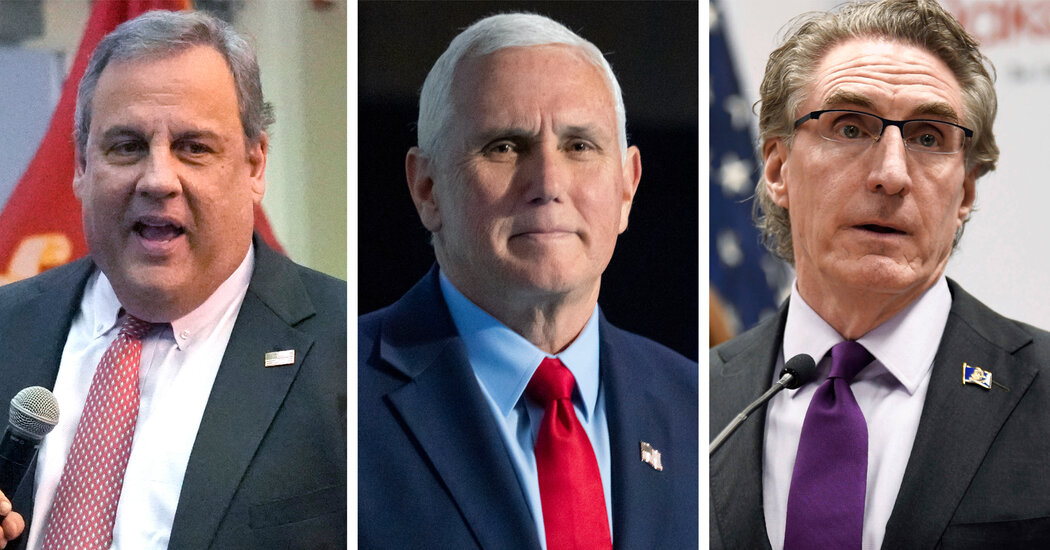 Chris Christie, Mike Pence and Doug Burgum to Announce for 2024 This Week