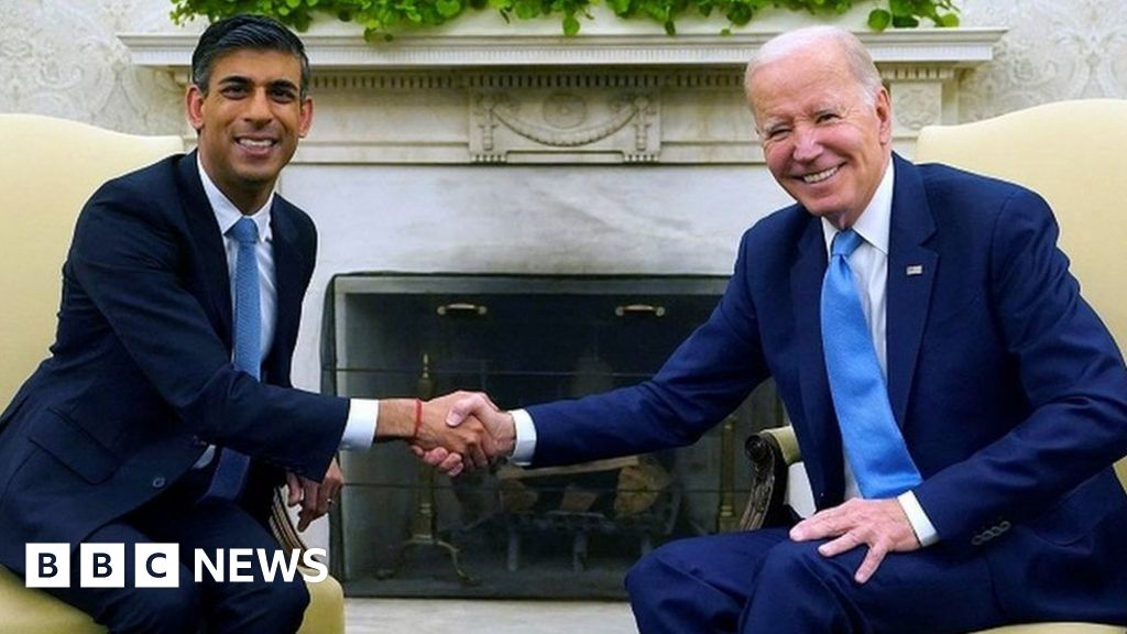 Rishi Sunak and Joe Biden announce green funding agreement