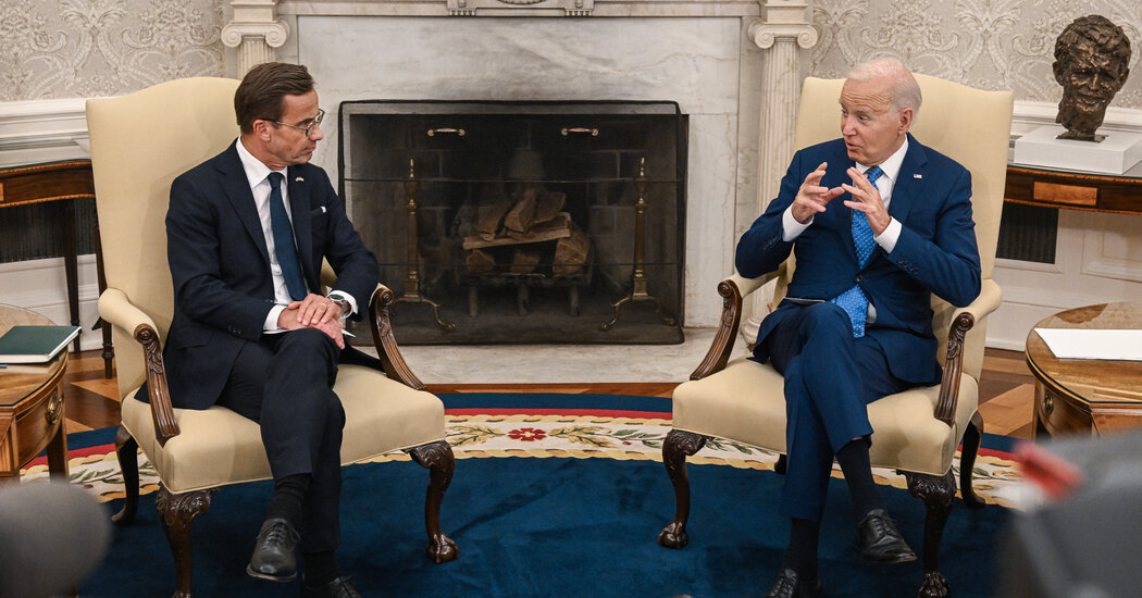 Biden Hosts Sweden’s Prime Minister as the Nordic Nation Looks to Join NATO