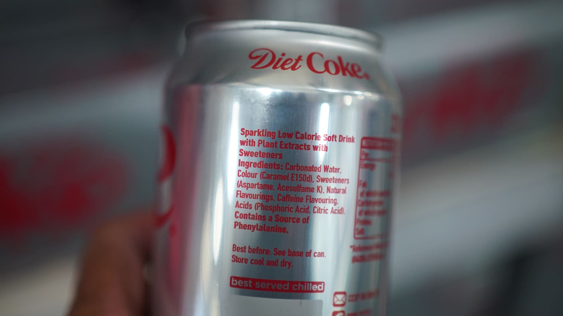 Soda sweetener aspartame may cause cancer but safe within limits
