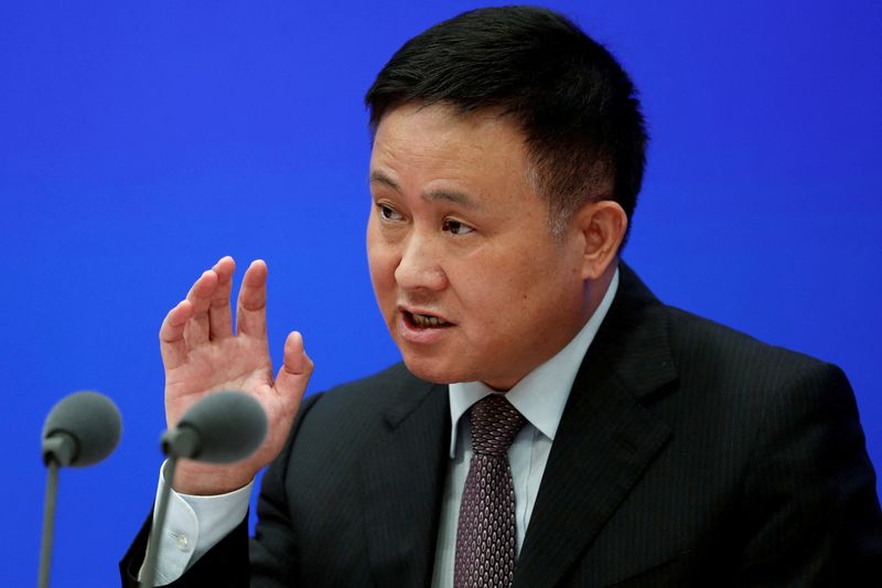 China to name forex regulator Pan Gongsheng as central bank head -WSJ