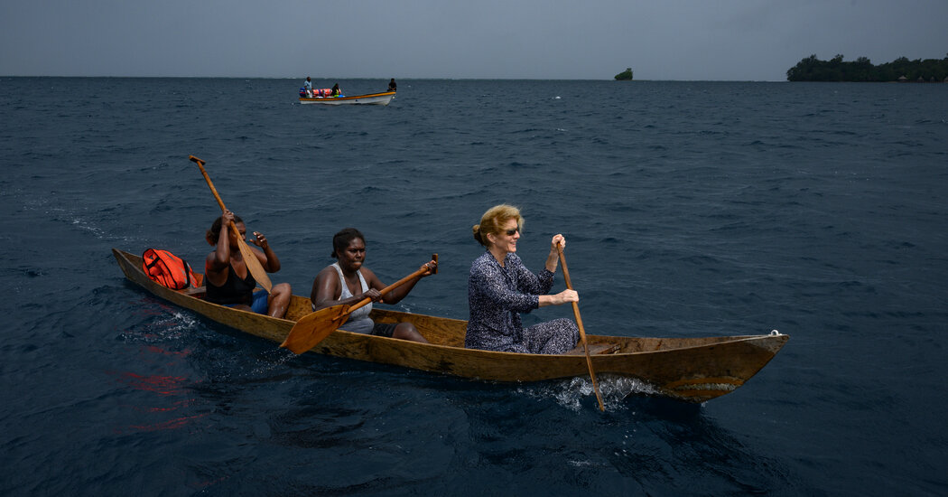 Caroline Kennedy Visits Solomon Islands Where J.F.K. Survived an Ordeal