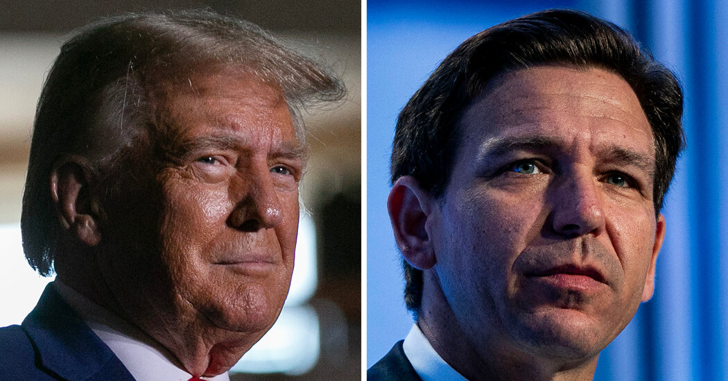 Trump and DeSantis Appear at the Iowa State Fair in a Rare Candidate Convergence