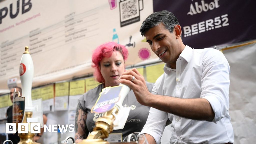 Rishi Sunak heckled by angry publican over alcohol tax