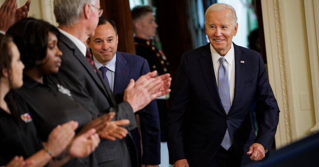 For Biden, Celebrating What a Law Did Rather Than What It Did Not