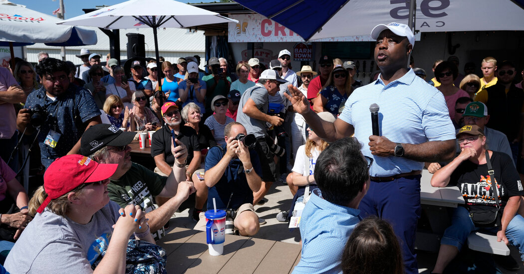 5 Applause Lines From Tim Scott at the Iowa State Fair