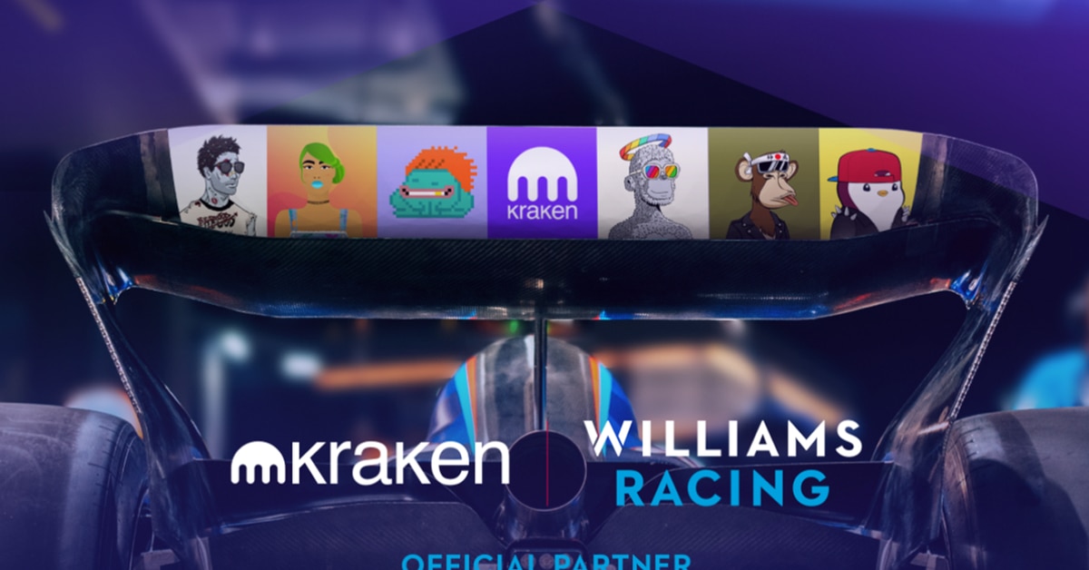 Williams Racing is Teaming Up With Kraken to Put NFTs on Formula 1 Cars