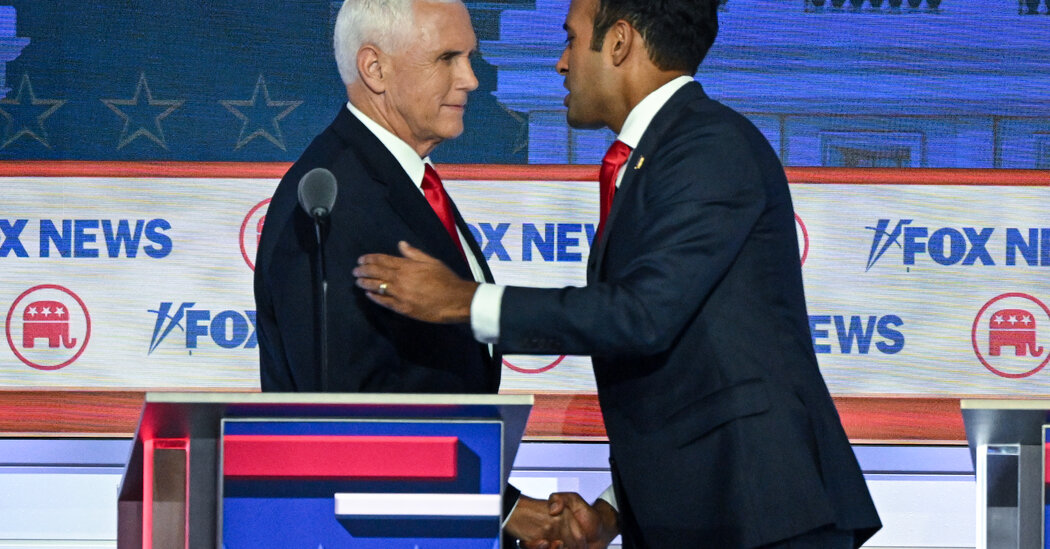 Ramaswamy-Pence Debate Clash Exposes Divide in Republican Party