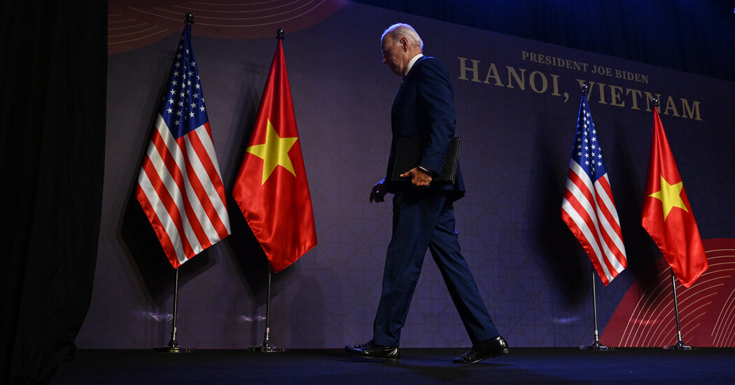Biden’s News Conference in Vietnam Ignites His Opponents