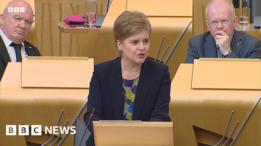 Nicola Sturgeon wrongly called first minister during backbench address