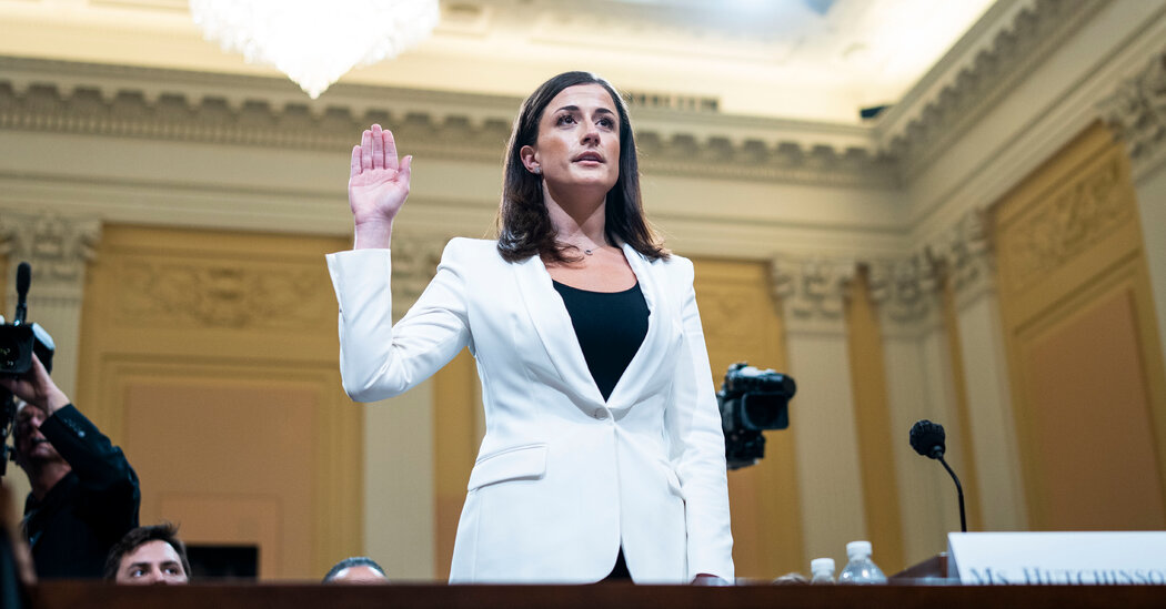 Cassidy Hutchinson Reappears. She Has More Trump Stories to Tell.