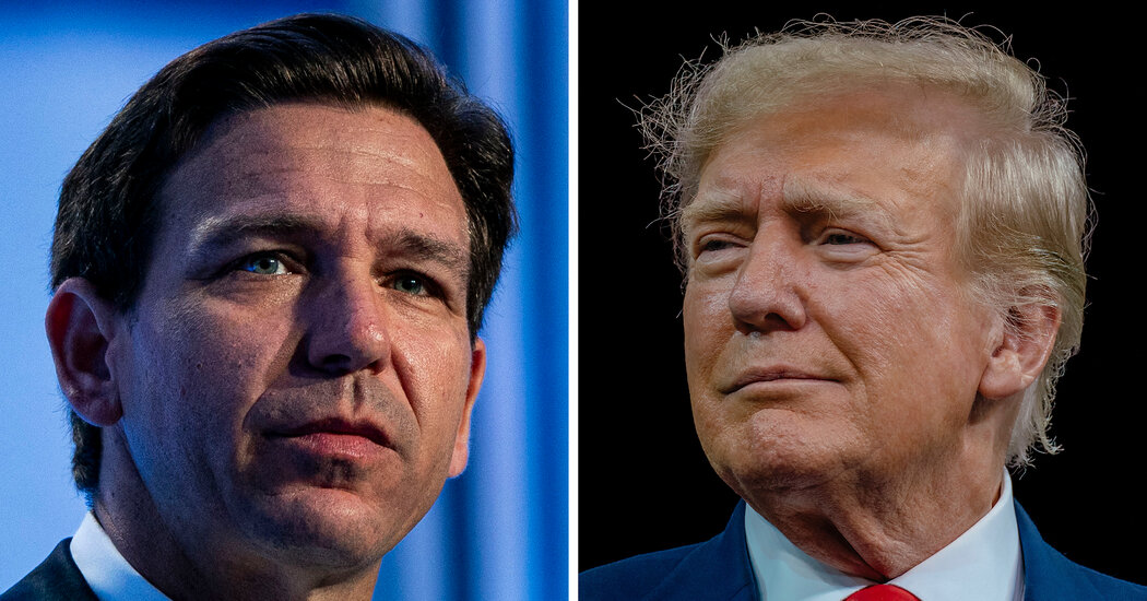 Trump and DeSantis Collide as They Court Social Conservatives