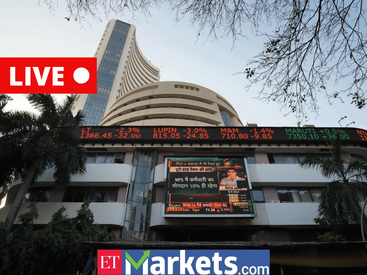 Sensex Today | Stock Market Live Updates: Sensex, Nifty step back from record highs on profit taking at higher levels; FMCG, bank stocks top drags
