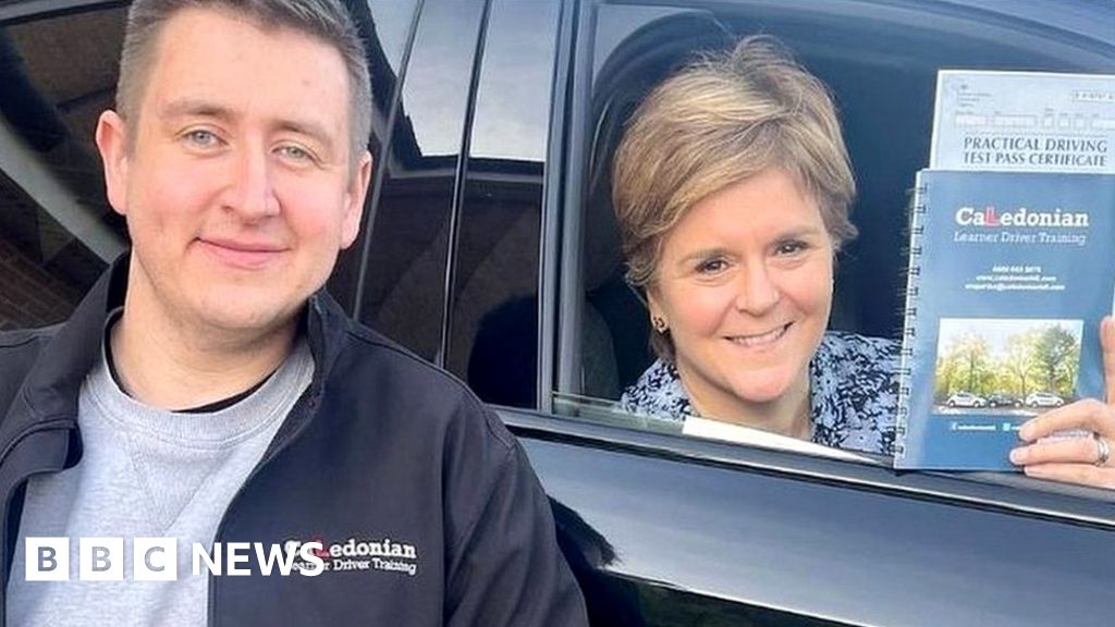Nicola Sturgeon passes driving test first time aged 53