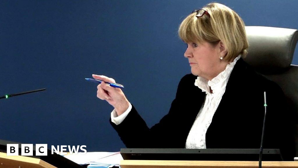 Watch: Baroness Hallett asks a person to ‘sit down or leave the hearing’