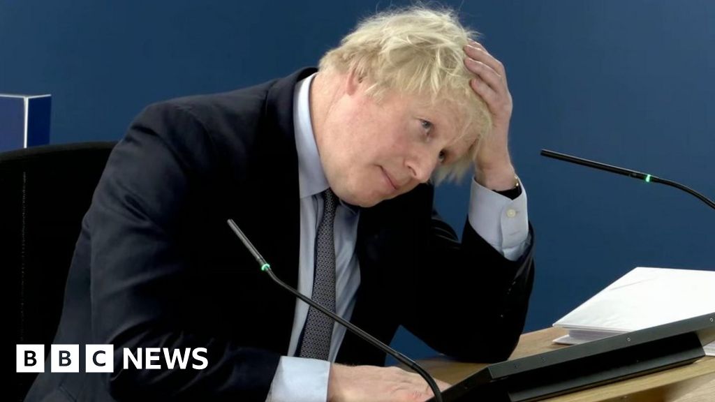 Contrite, shorn of theatrics – Johnson's first day at inquiry