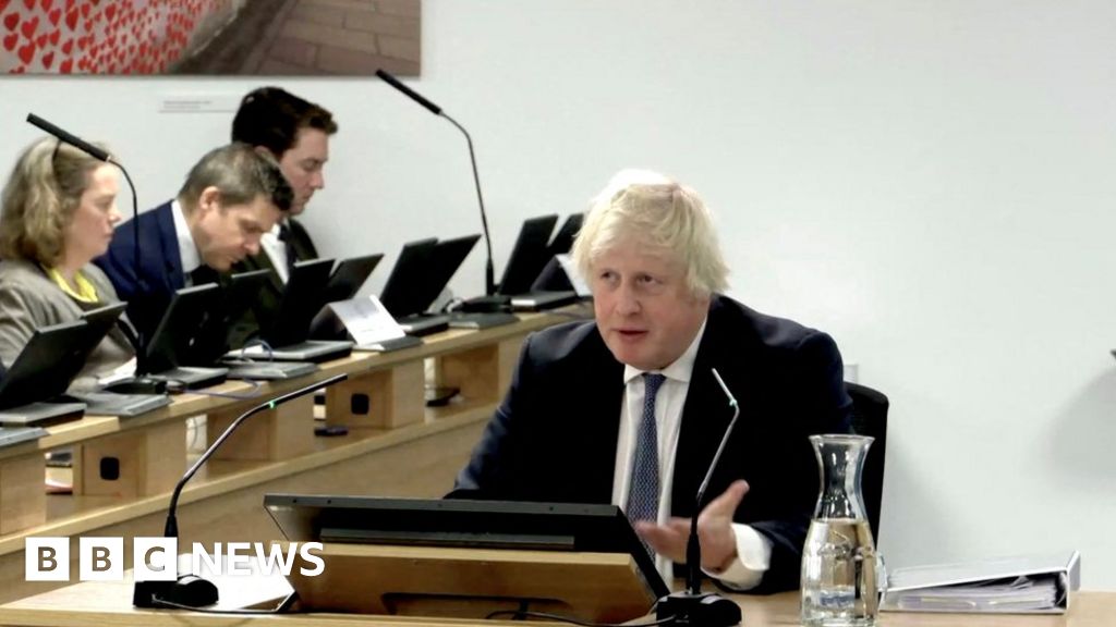 Covid inquiry: I did not back a 'let it rip' policy, says Boris Johnson