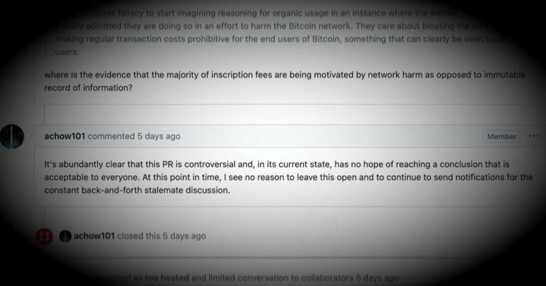 Blockstream’s Ava Chow, Bitcoin Core Maintainer, Explains Why She Shut Down Developer Dashjr’s PR Blockstream’s Ava Chow, Bitcoin Core Maintainer, Explains Why She Shut Down Developer Dashjr’s PR