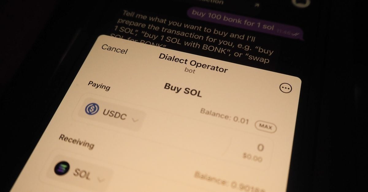 Solana Startup Dialect Builds ‘Conversational’ Telegram Trading Bot
