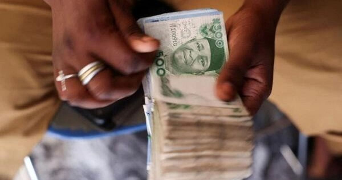 What is pushing the Nigerian naira to record lows?