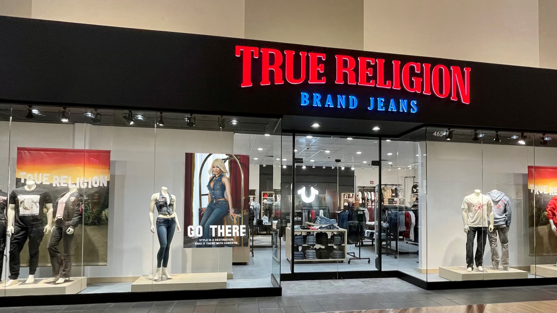 Jeans brand True Religion exploring sale