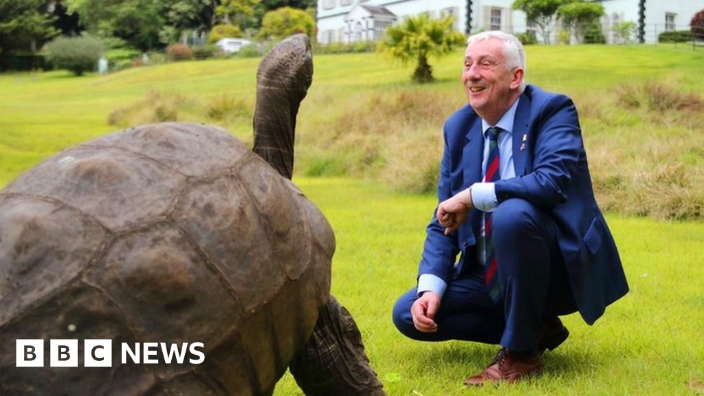 World's oldest living land animal meets Commons Speaker