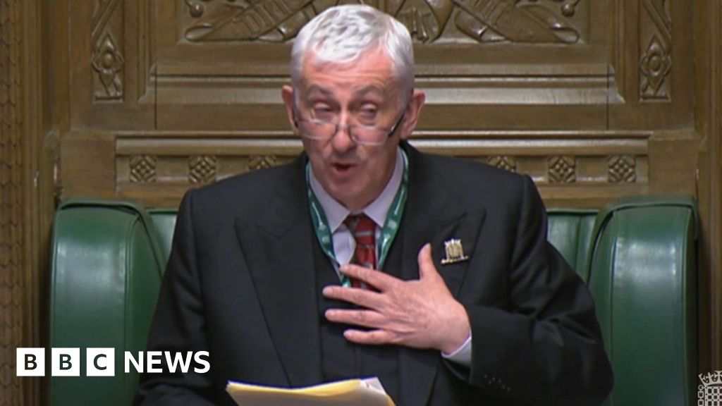 How the row over Commons Speaker Sir Lindsay Hoyle unfolded