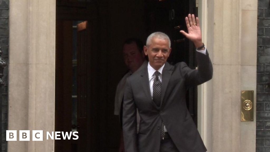 Ex-president Obama visits Sunak in Downing Street