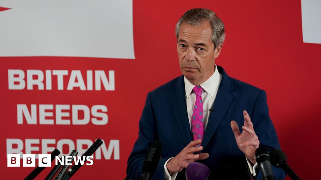 Reform UK becoming new Conservative movement, says Farage