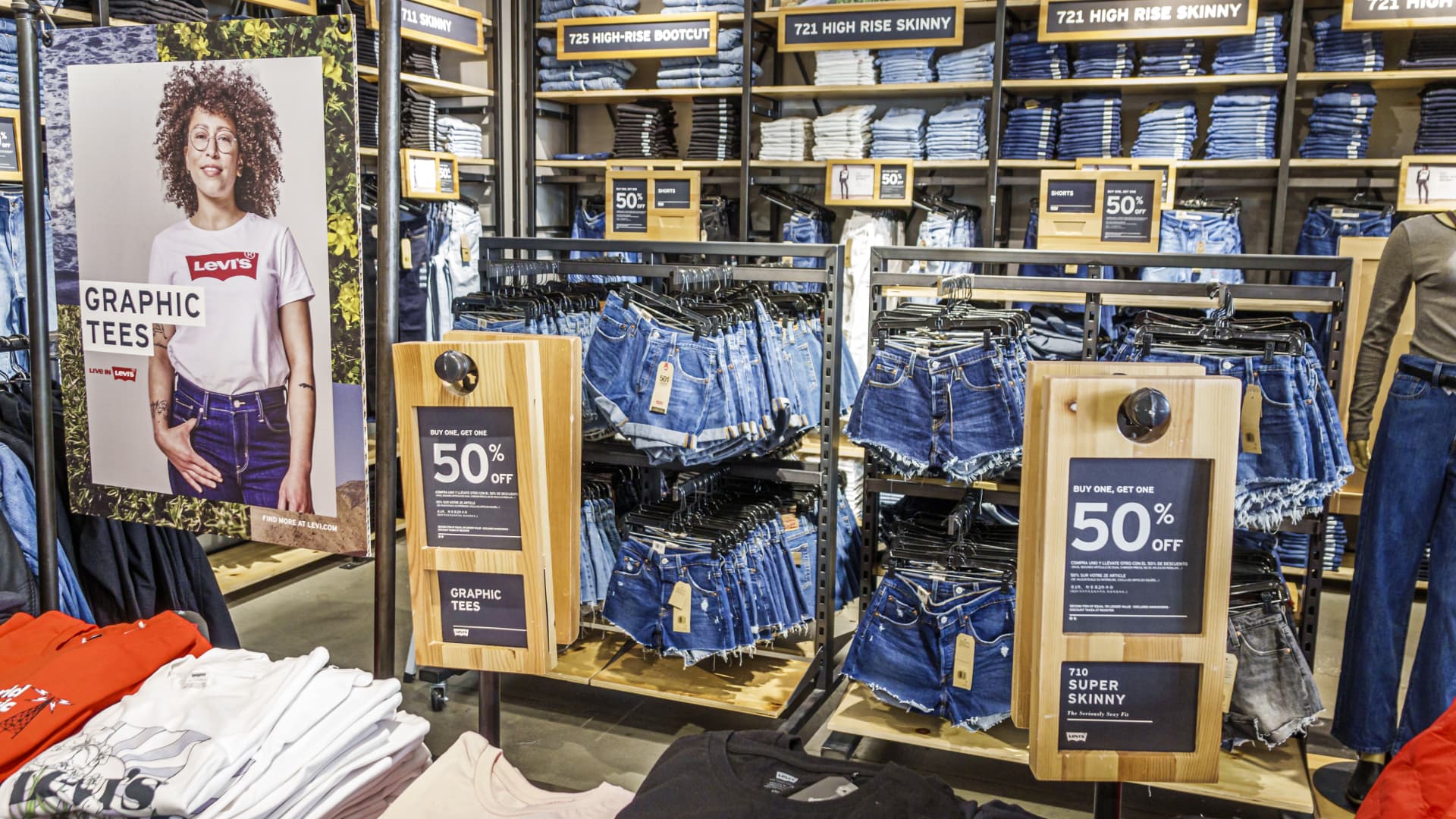Western clothing craze means sales of Levi’s denim skirts have doubled
