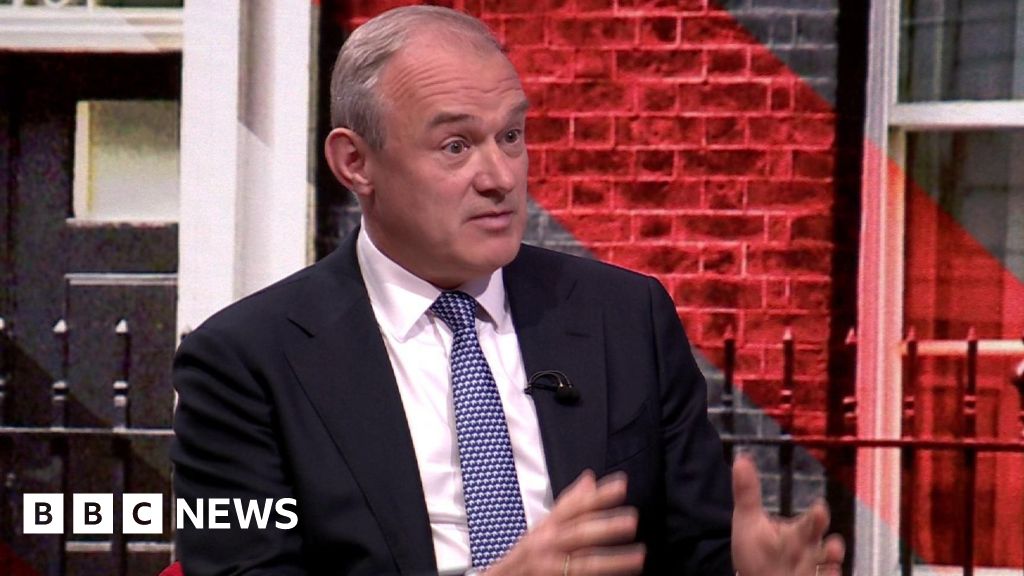 Ed Davey says stunts are to showcase policies