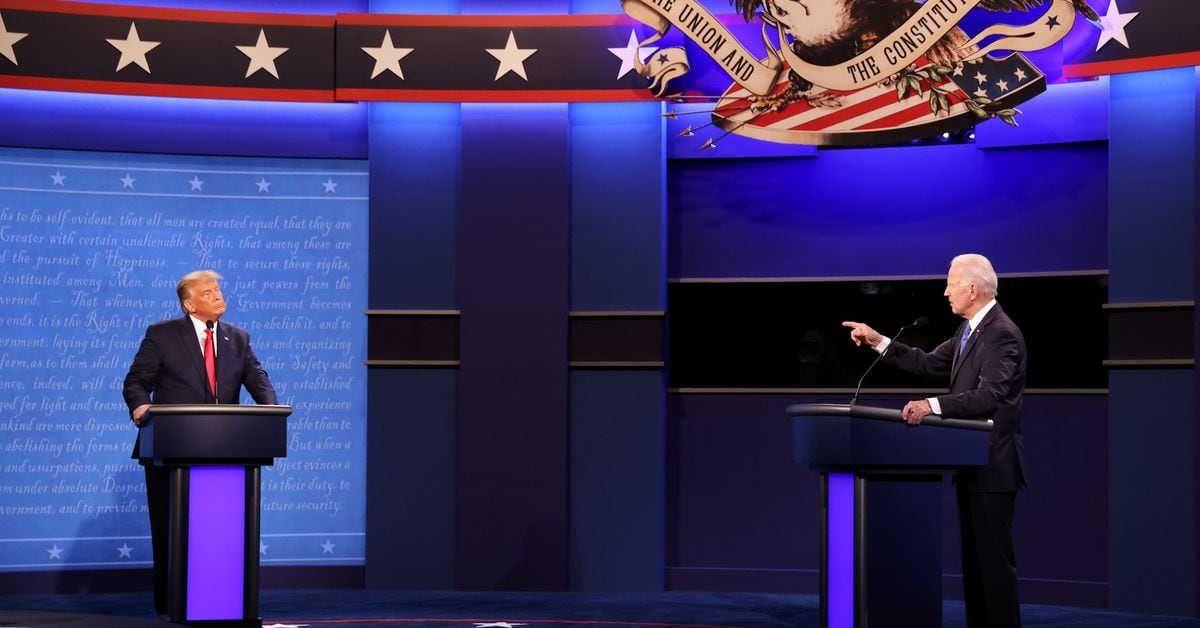 Trump and Biden Likely Won’t Shake Hands at Debate, Prediction Market Says