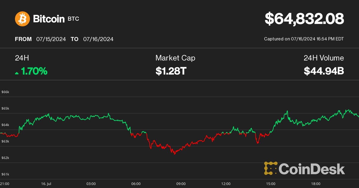 Bitcoin (BTC) Price Hits $65K Despite Mt. Gox Payout Worries; Ripple’s XRP Leads Crypto Rally