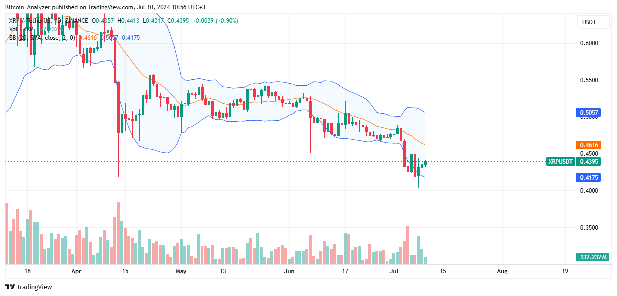 XRP Stalls: Ripple Bears Unyielding, Will Buyers Break $0.46?