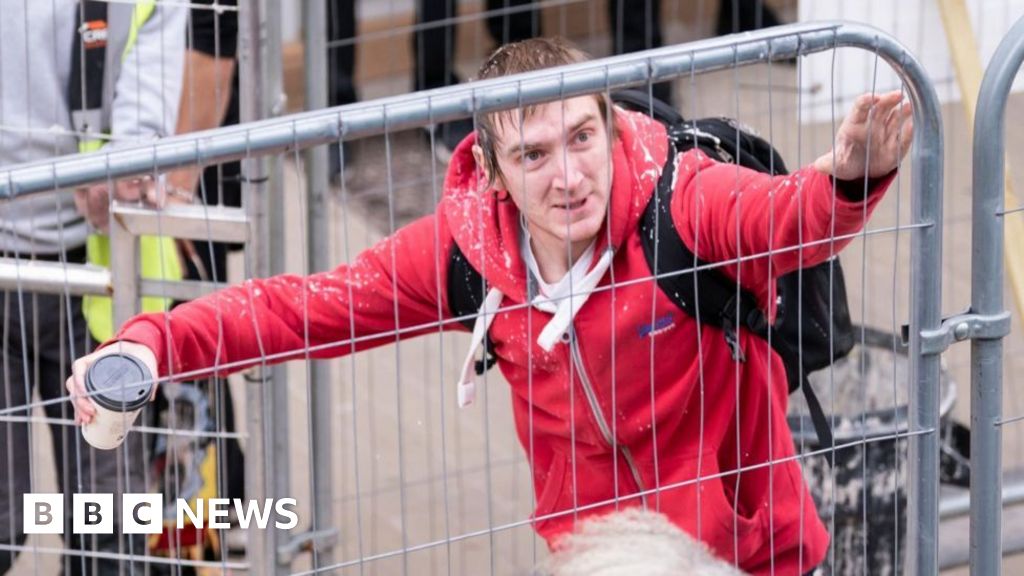 Barnsley protester who targeted Nigel Farage sentenced Barnsley protester who targeted Nigel Farage sentenced