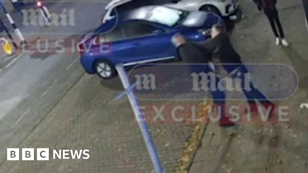 CCTV appears to show Labour MP punching man to the ground CCTV appears to show Labour MP punching man to the ground